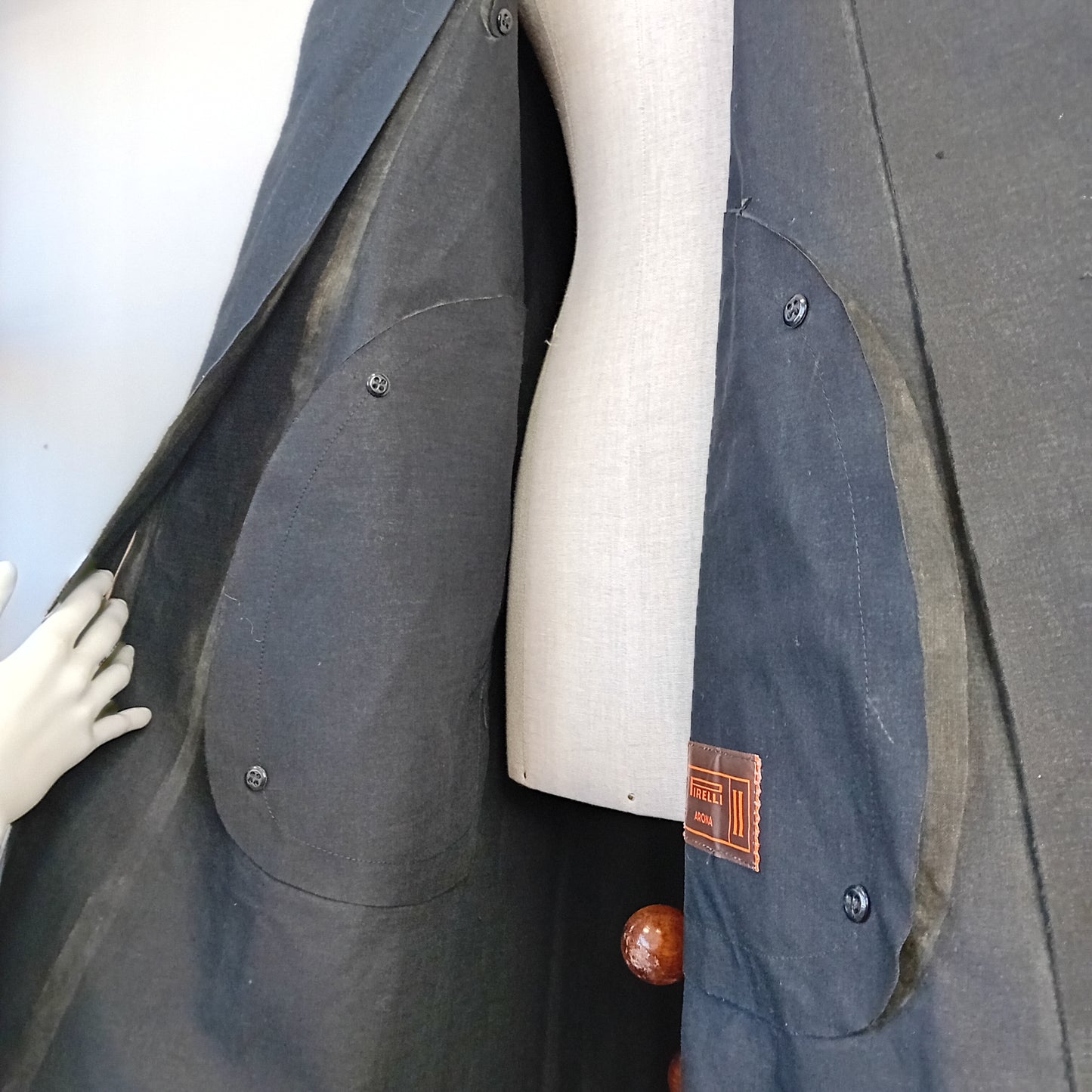 Trench unisex vintage Pirelli