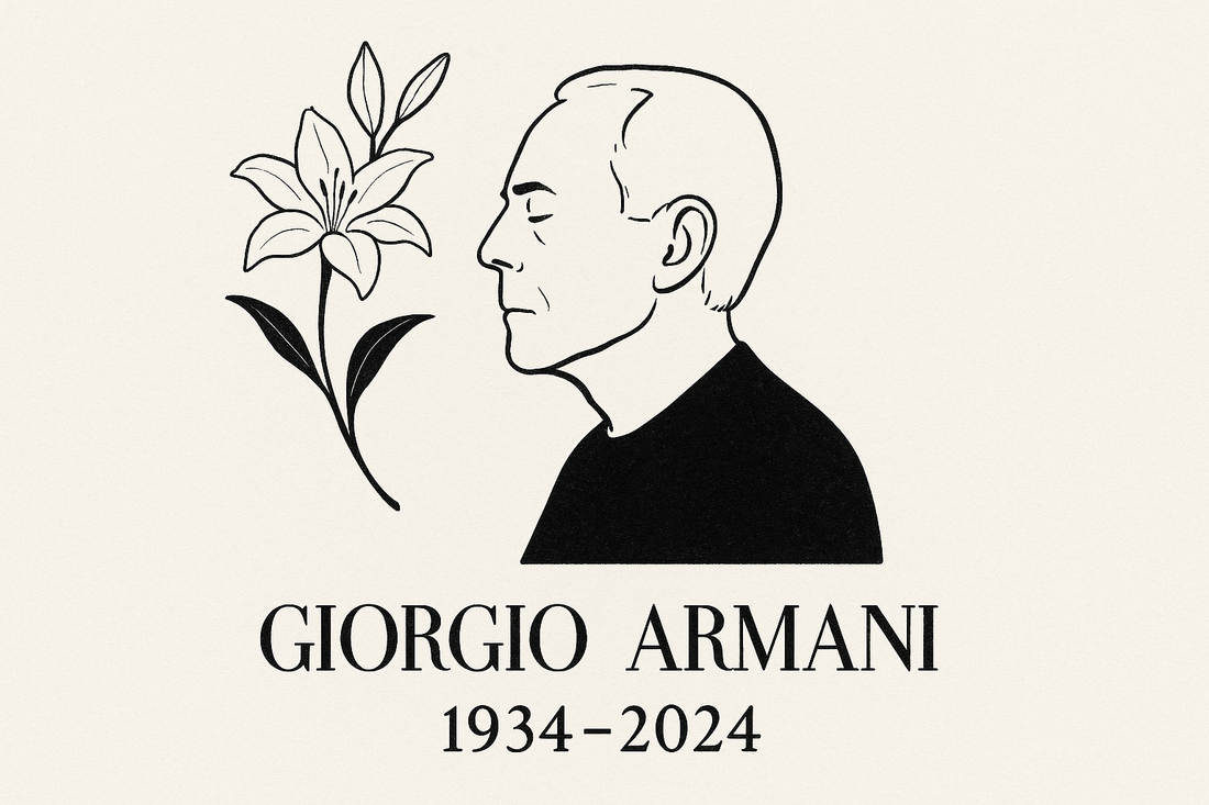 Addio, Giorgio Armani.