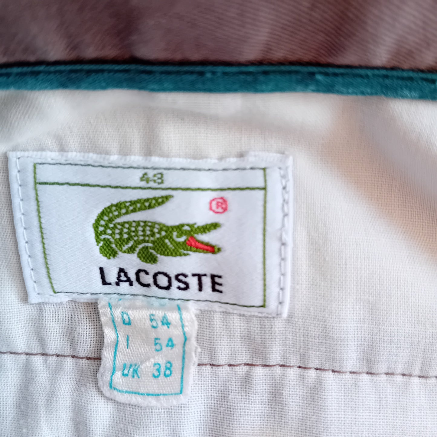 Shorts Lacoste vintage