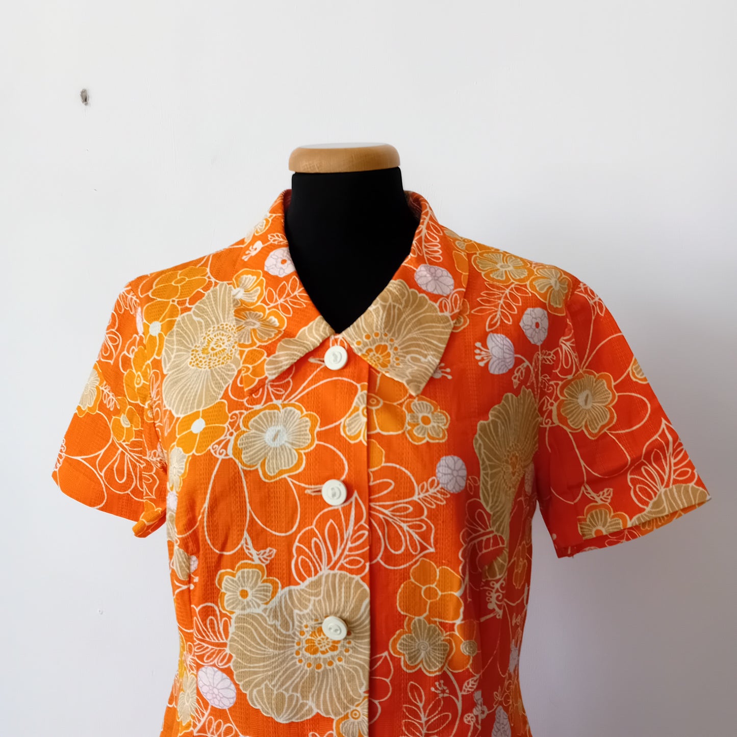 Orange flower dress