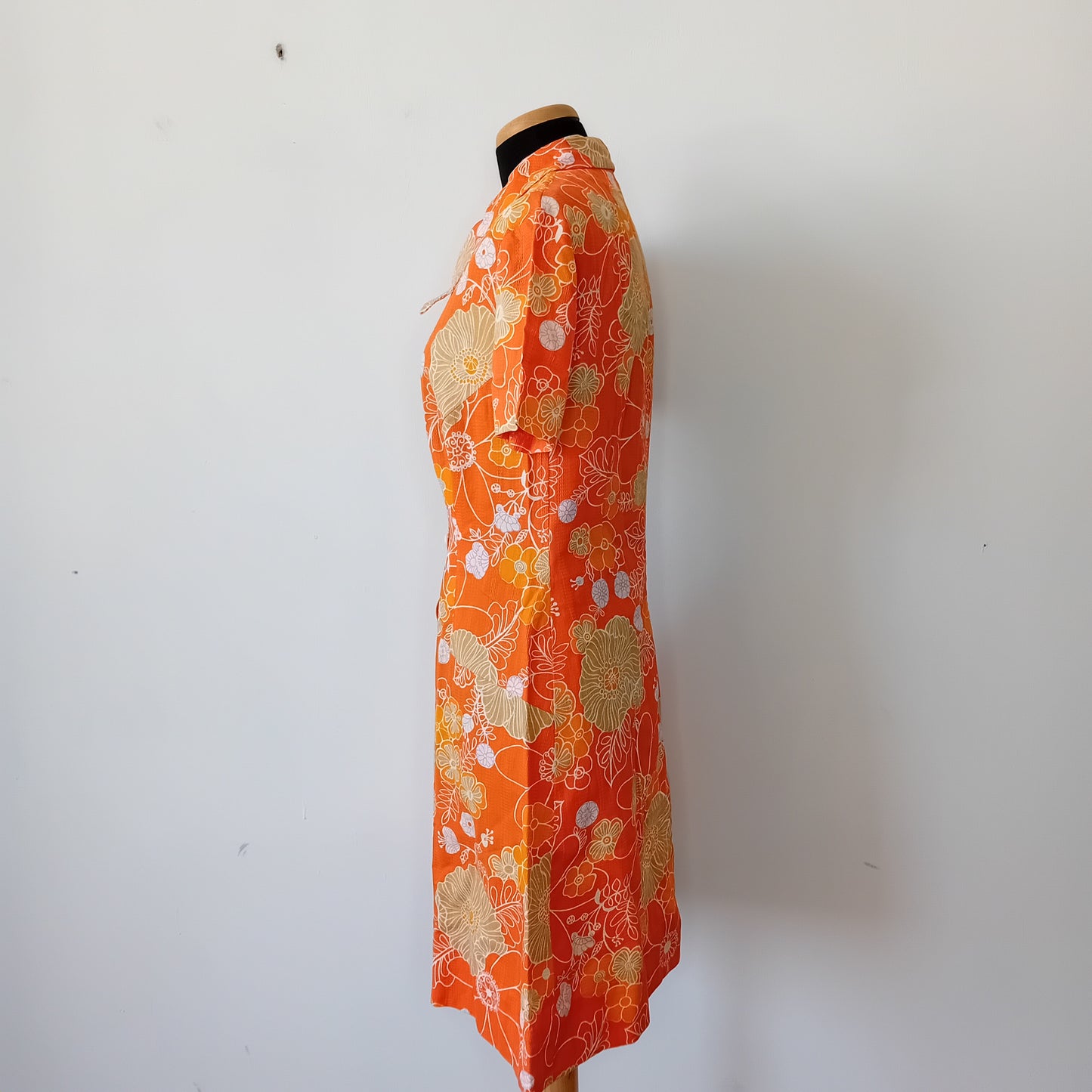 Orange flower dress