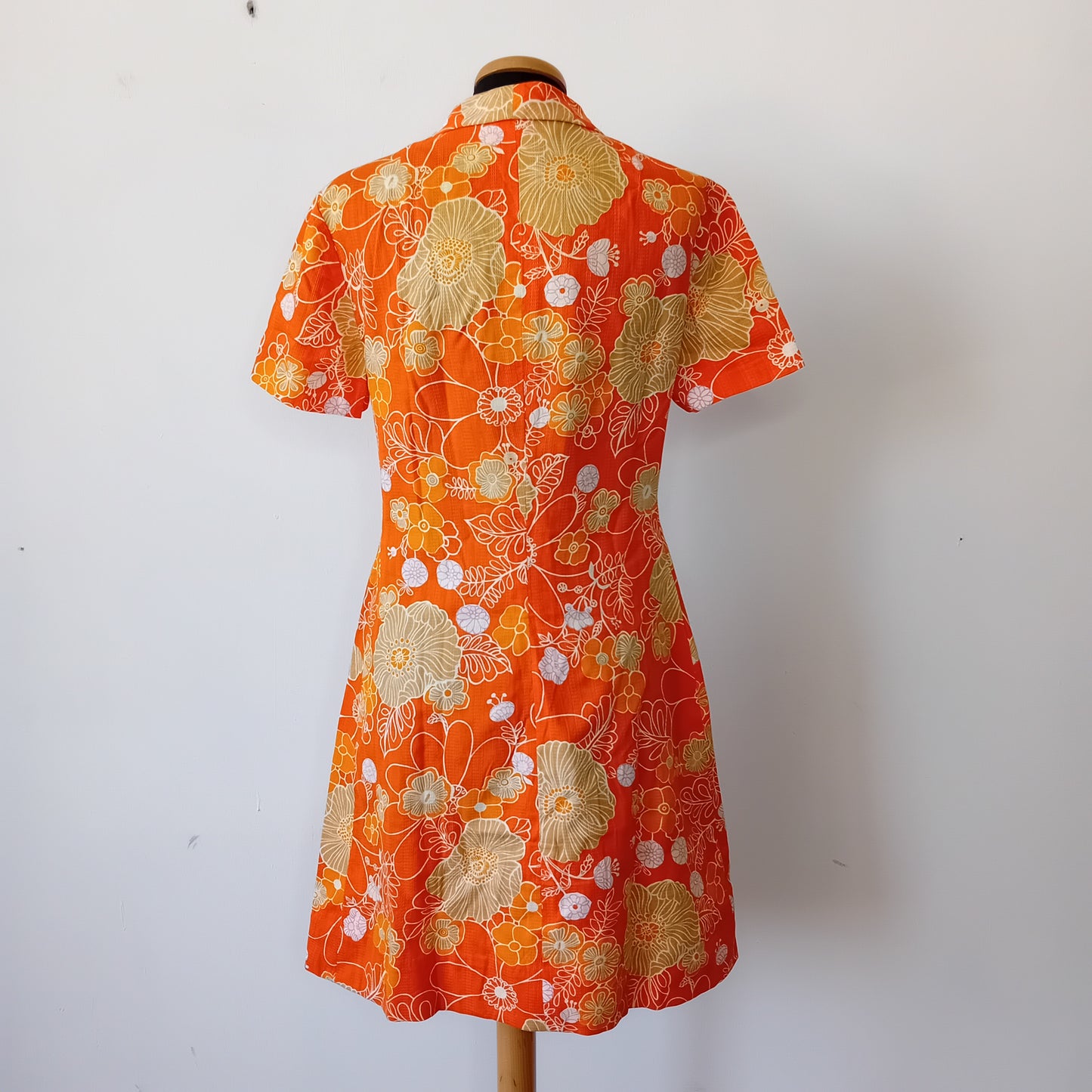 Orange flower dress