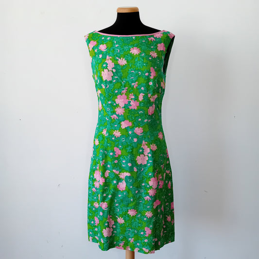 Green flower dress