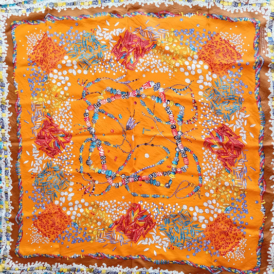 BV orange foulard