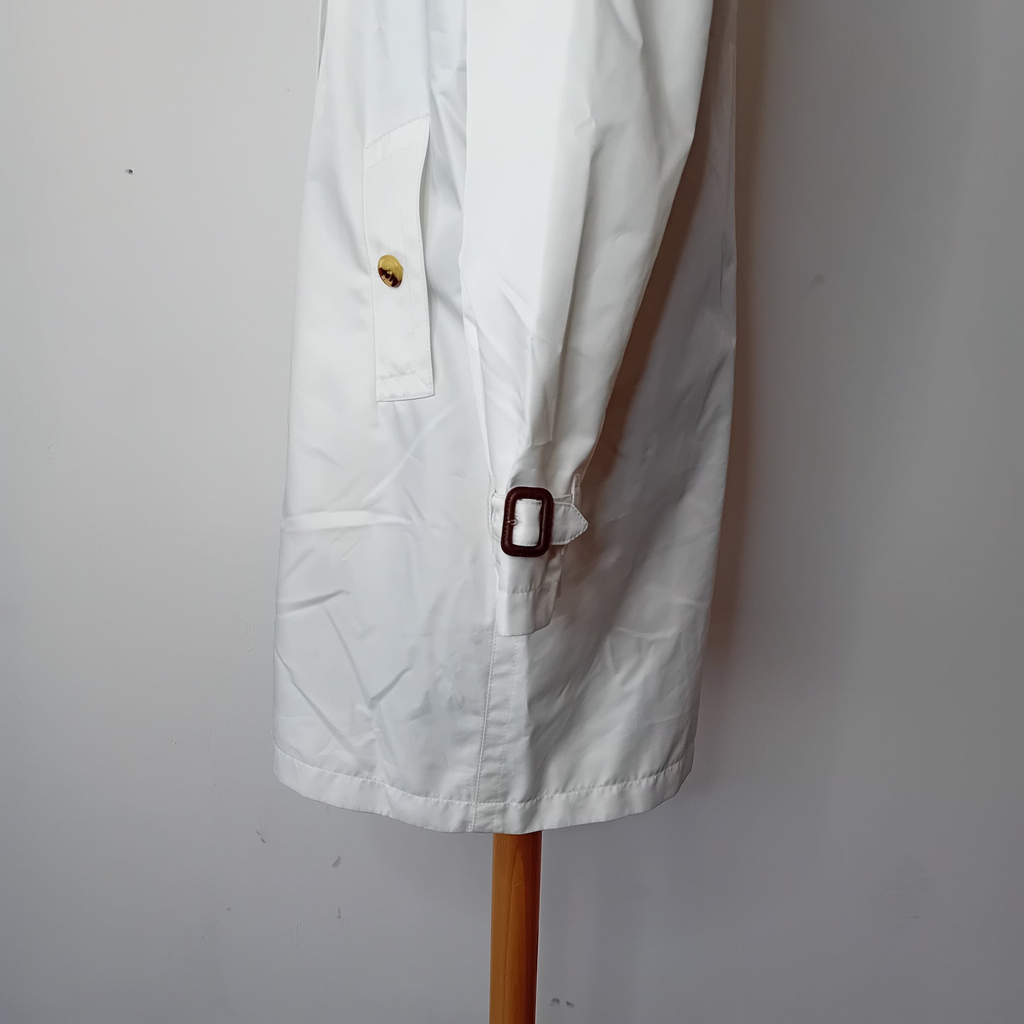 Burberry white trench