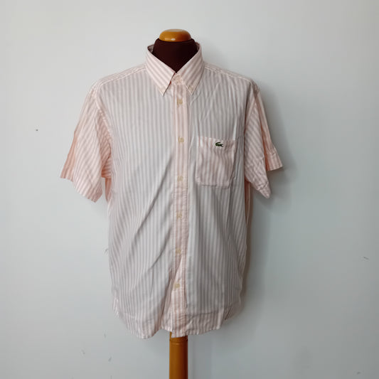 Lacoste pink shirt
