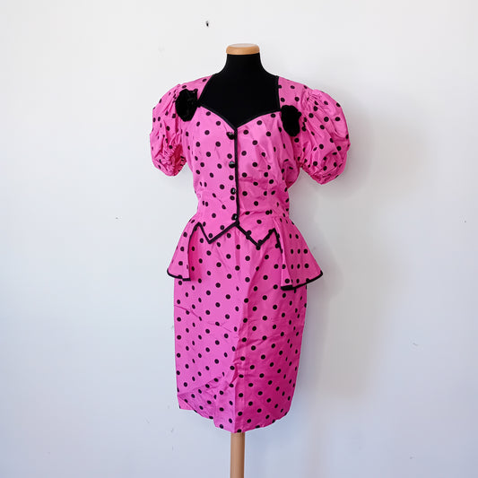 Completo donna vintage polka dots