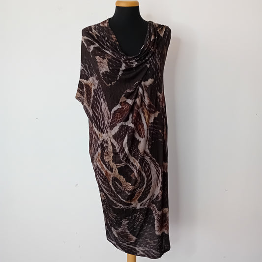 Lanvin brown dress