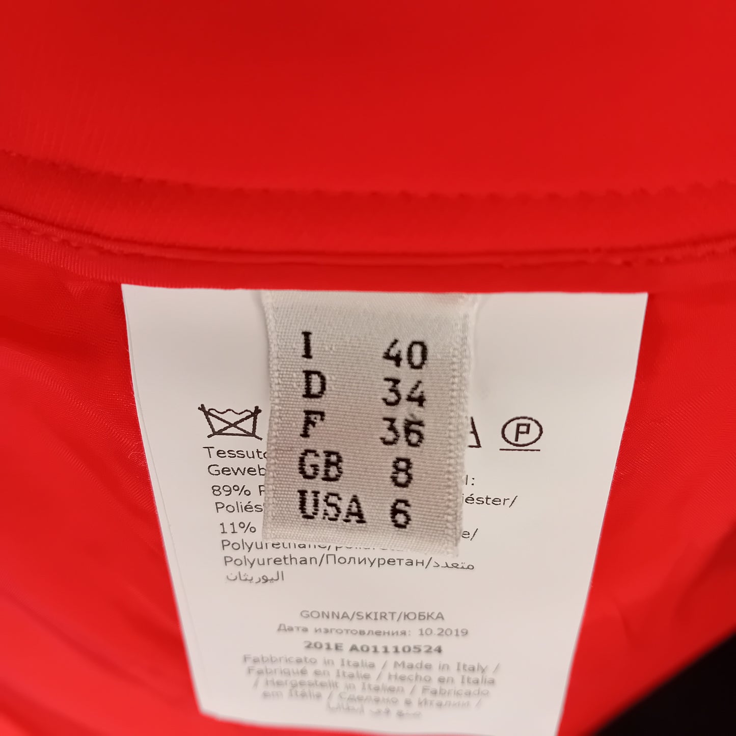 Gonna a tubino MOSCHINO COUTURE