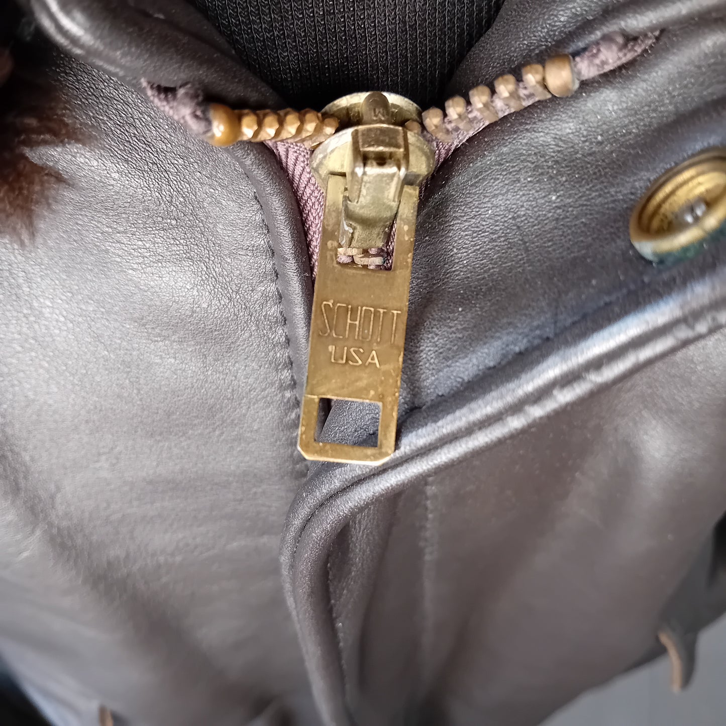 Schott giacca in pelle