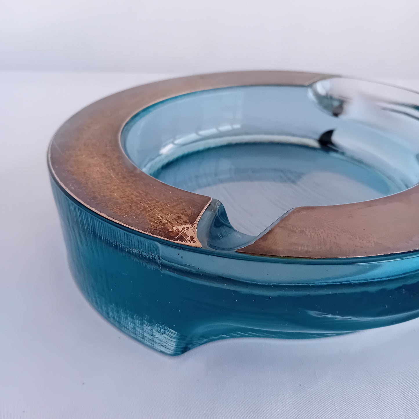 Posacenere in cristallo e argento Arnolfo di Cambio