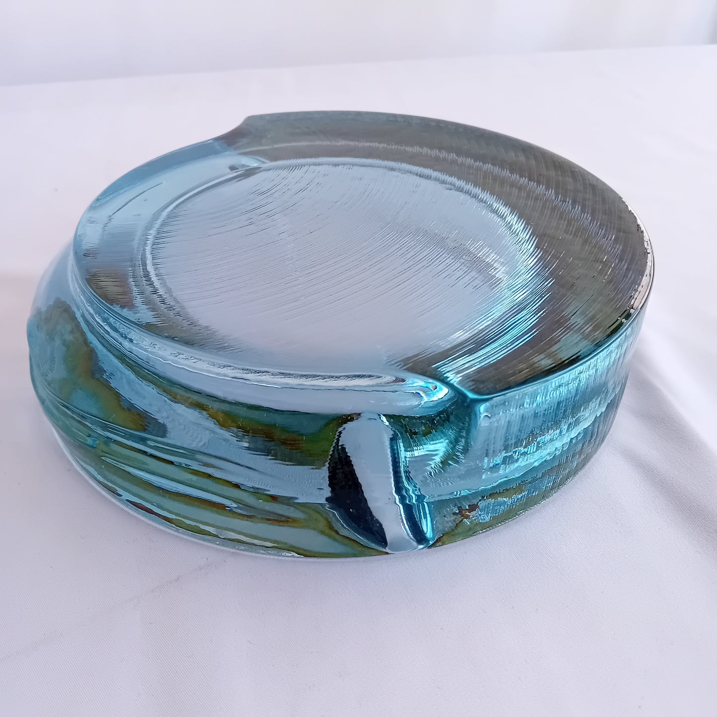 Posacenere in cristallo e argento Arnolfo di Cambio