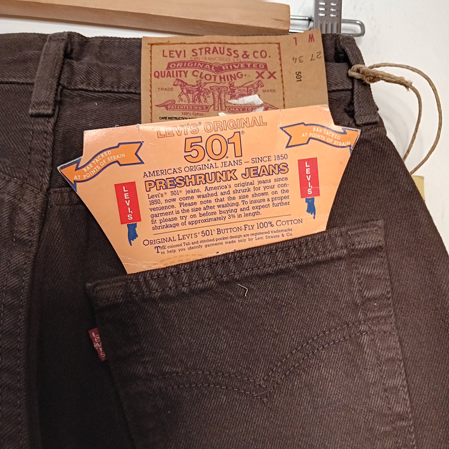 Levi's vintage marroni