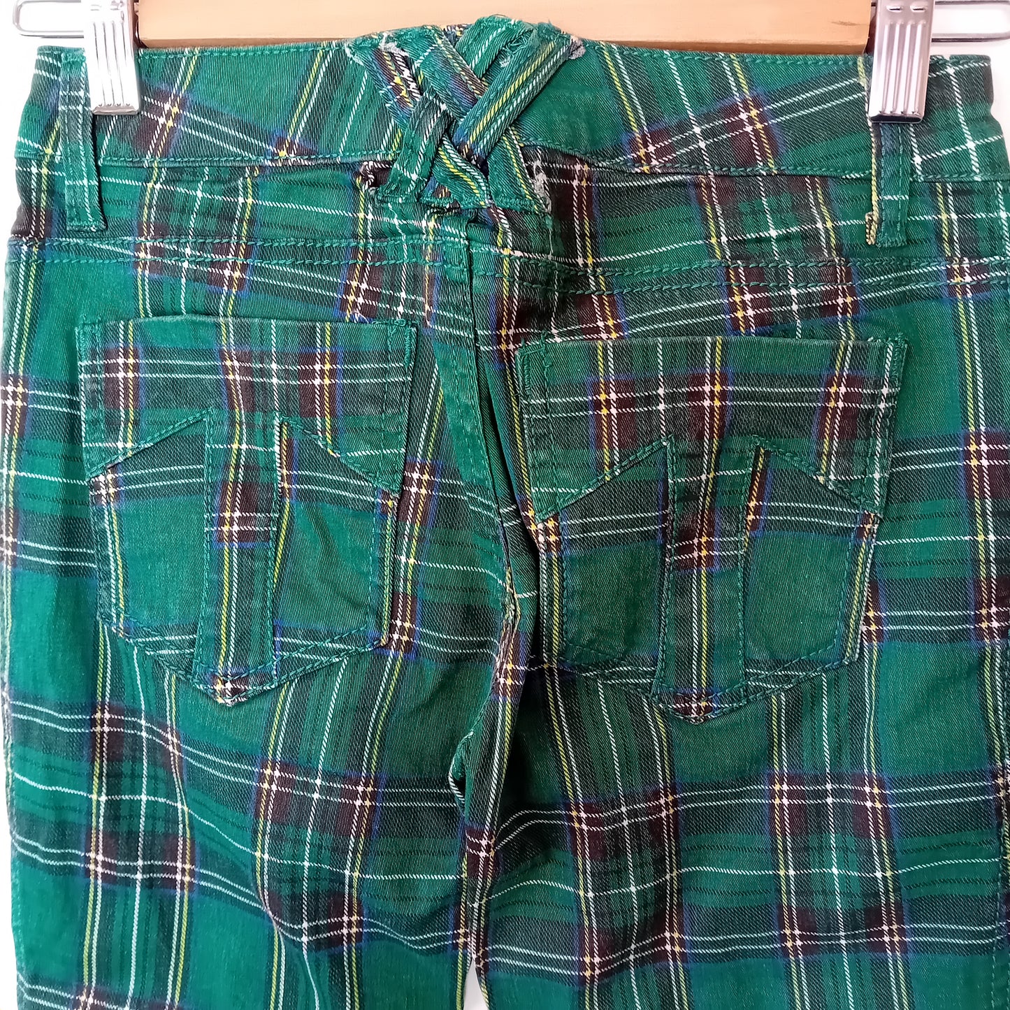 Pantaloni skinny Tripp NYC in tartan verde