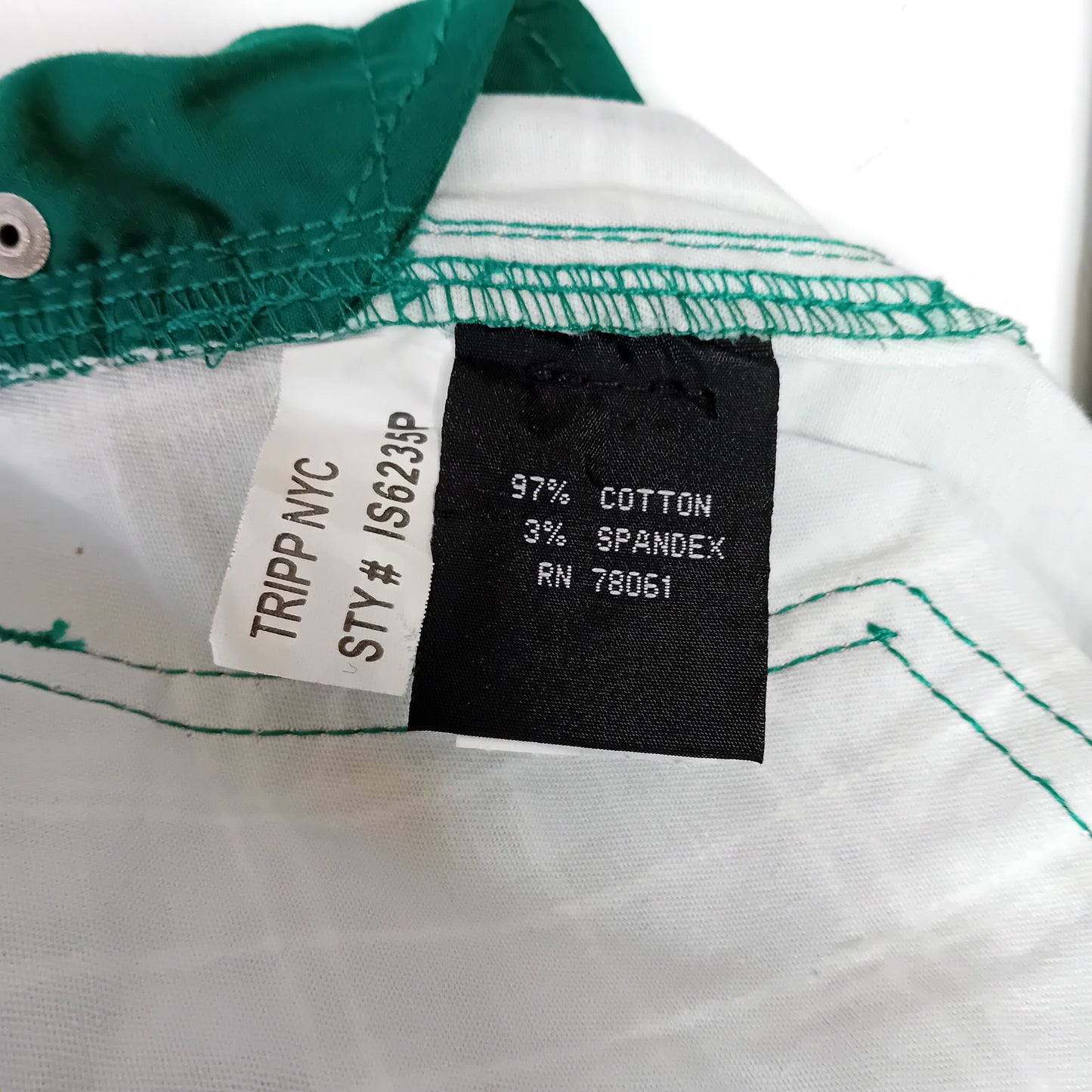 Pantaloni skinny Tripp NYC in tartan verde
