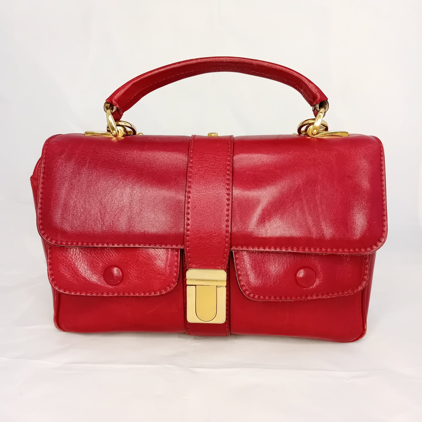 Borsa in pelle vintage Gasparini
