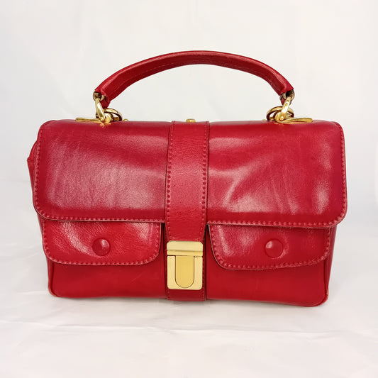 Borsa in pelle vintage Gasparini