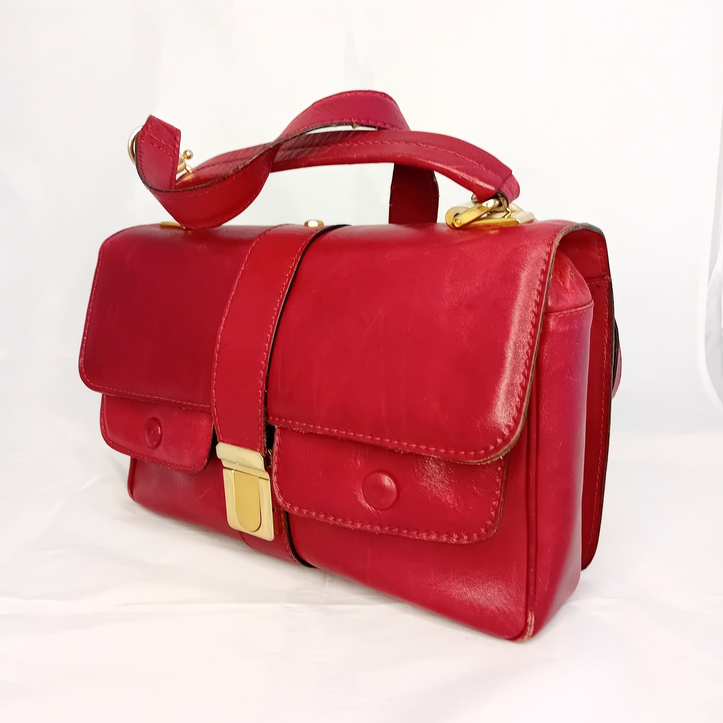 Borsa in pelle vintage Gasparini