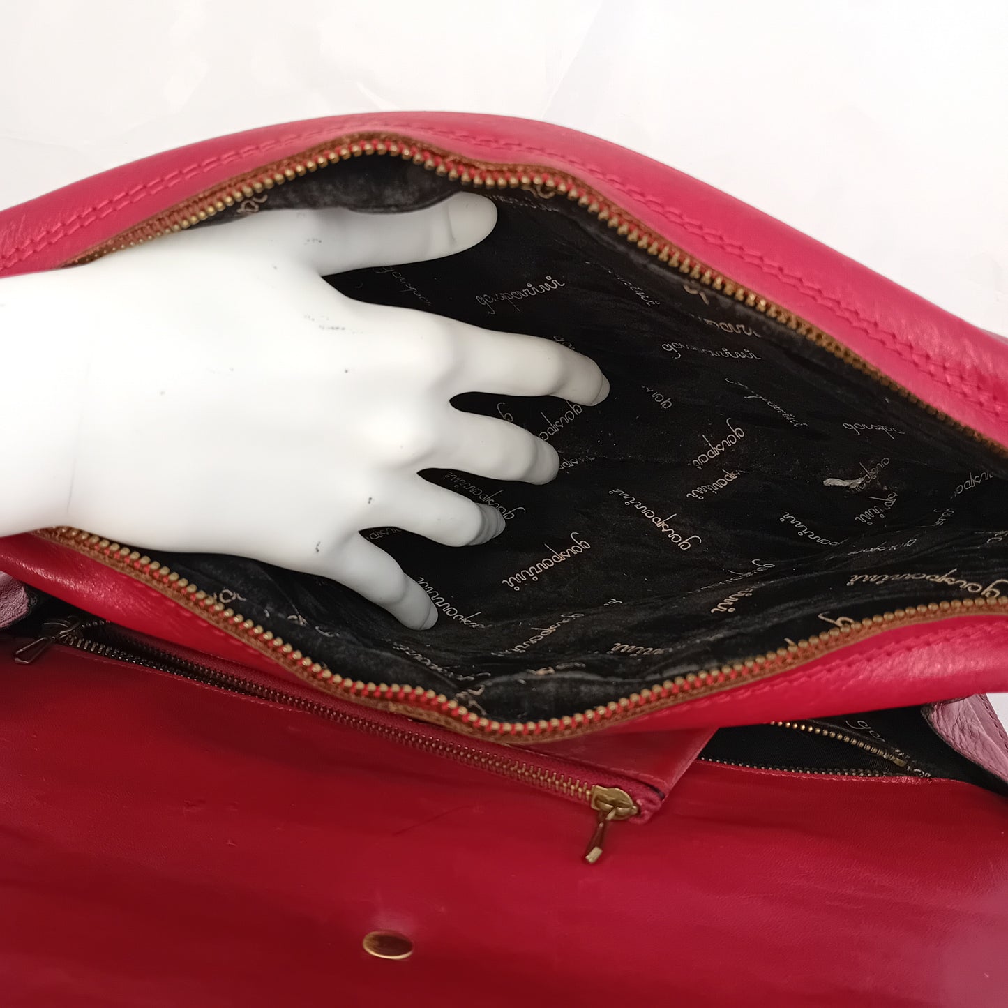 Borsa in pelle vintage Gasparini