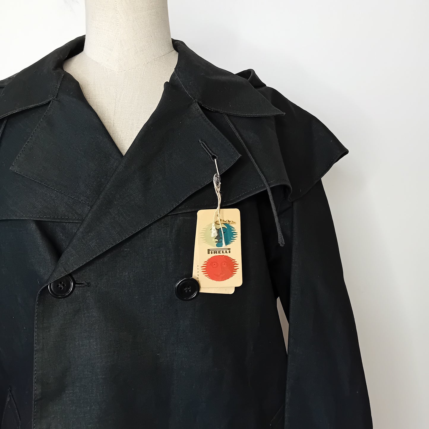 Trench unisex vintage Pirelli