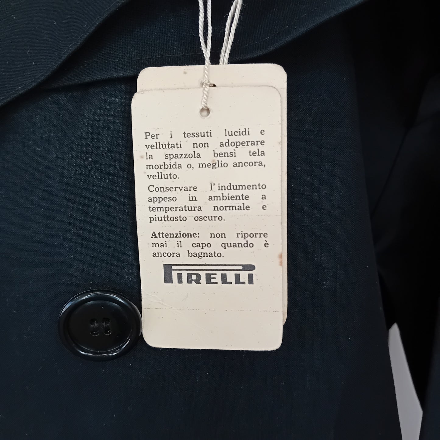 Trench unisex vintage Pirelli