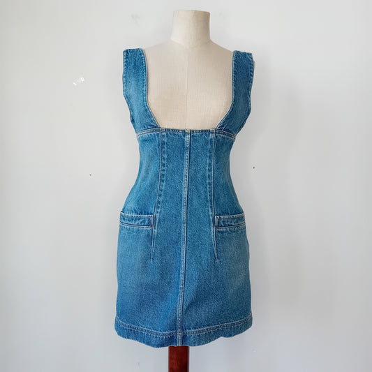 Mini dress in denim PHILOSOPHY di Lorenzo Serafini