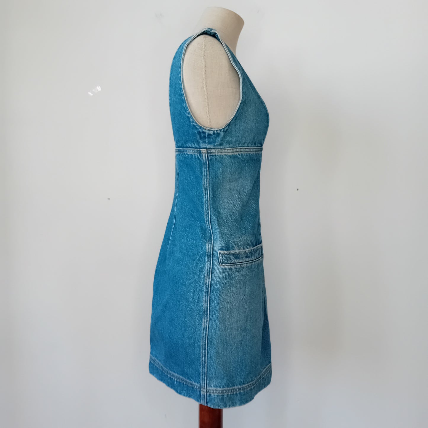 Mini dress in denim PHILOSOPHY di Lorenzo Serafini