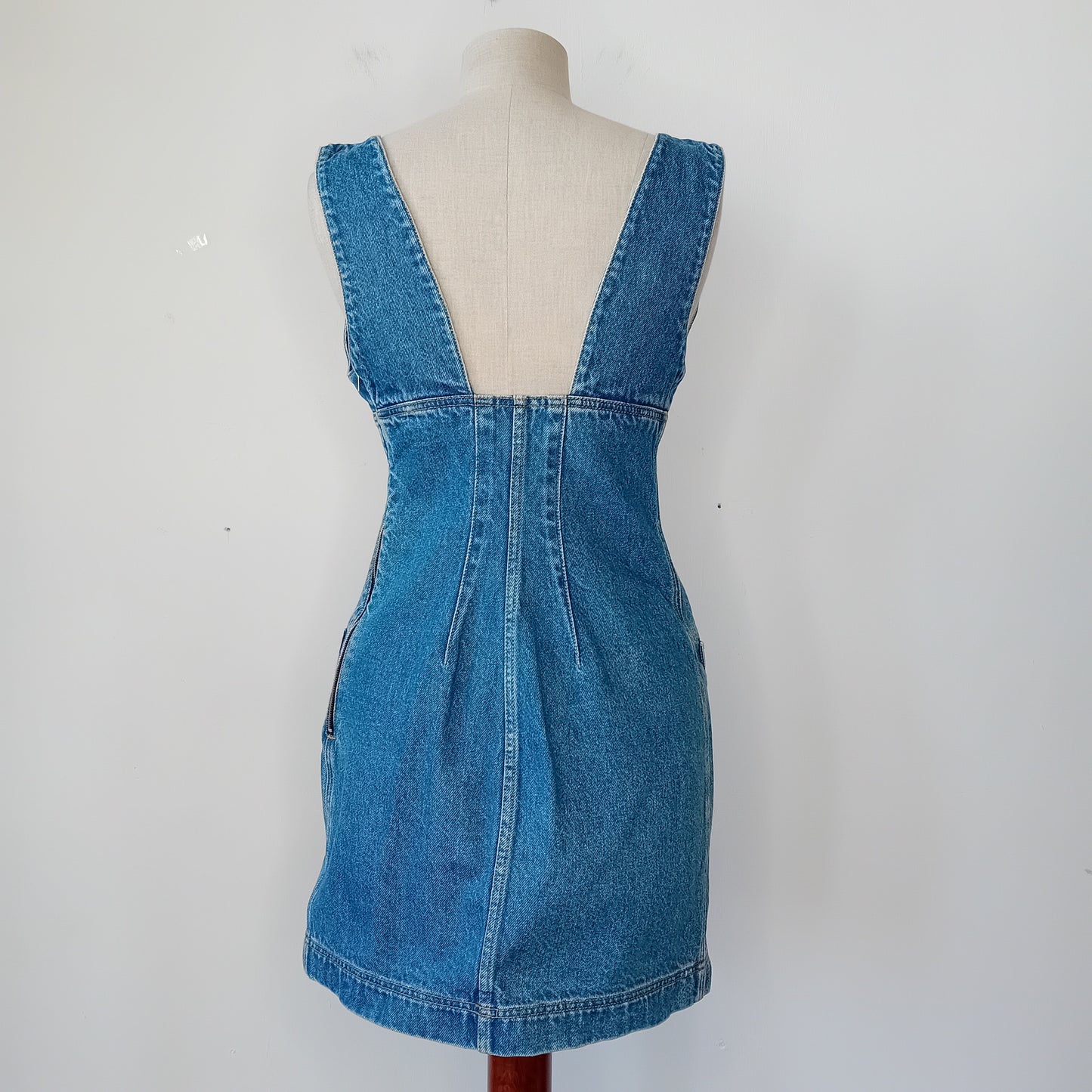 Mini dress in denim PHILOSOPHY di Lorenzo Serafini