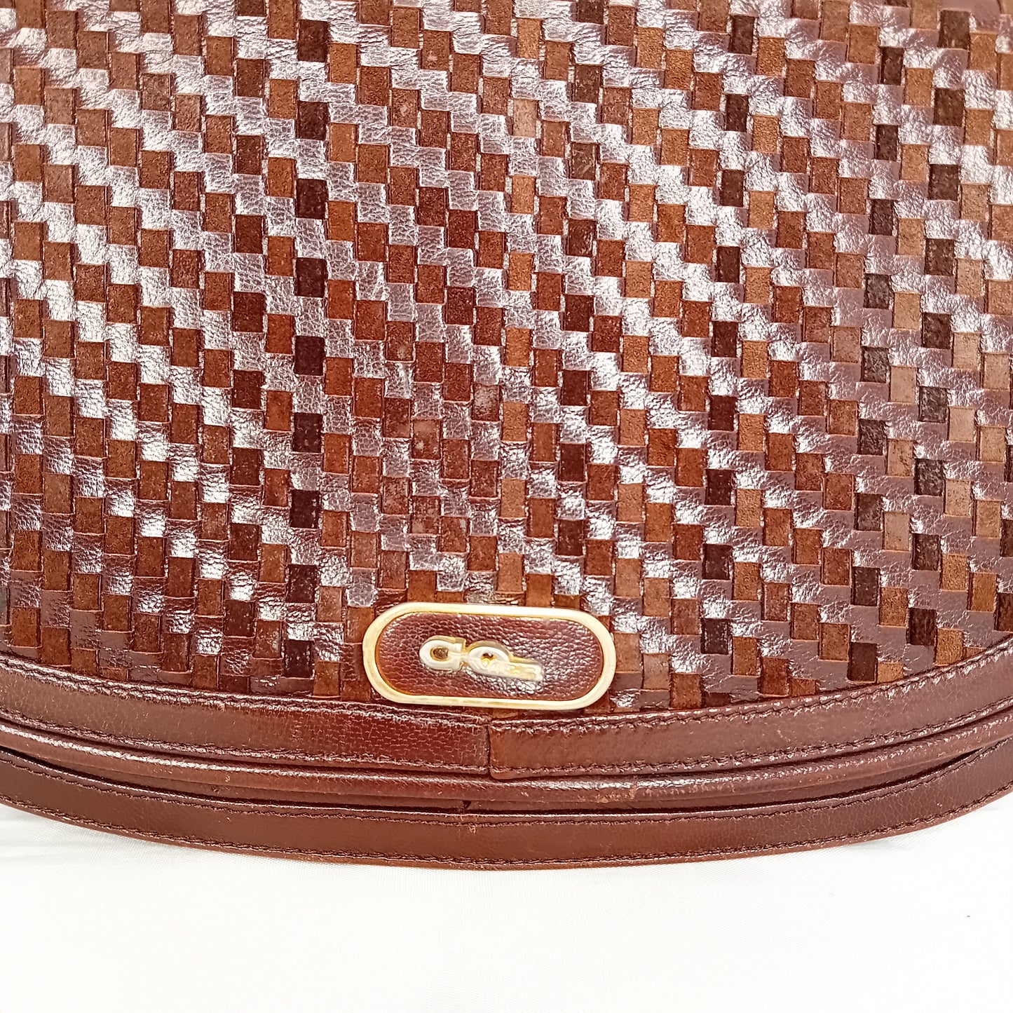 Borsa in pelle vintage G Over