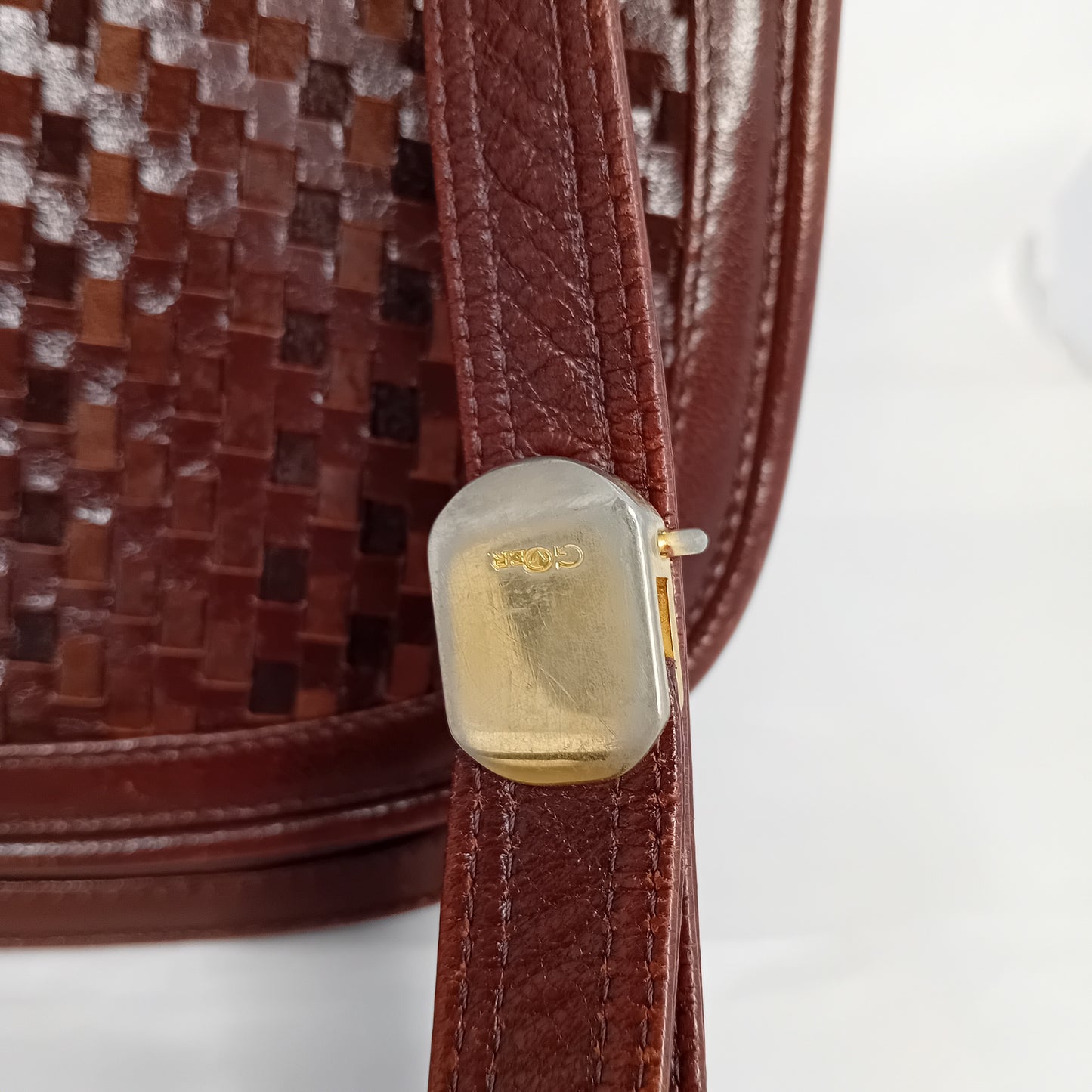 Borsa in pelle vintage G Over