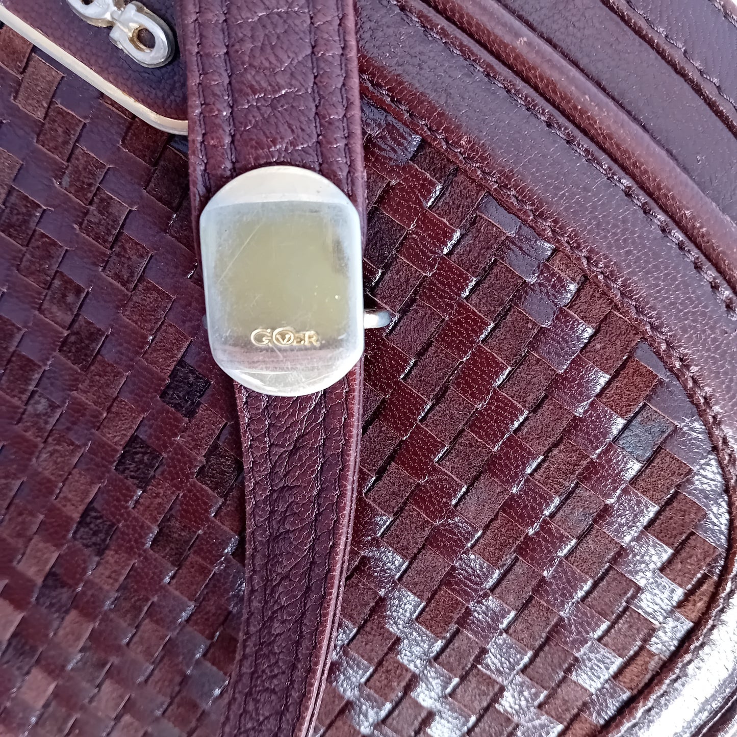 Borsa in pelle vintage G Over