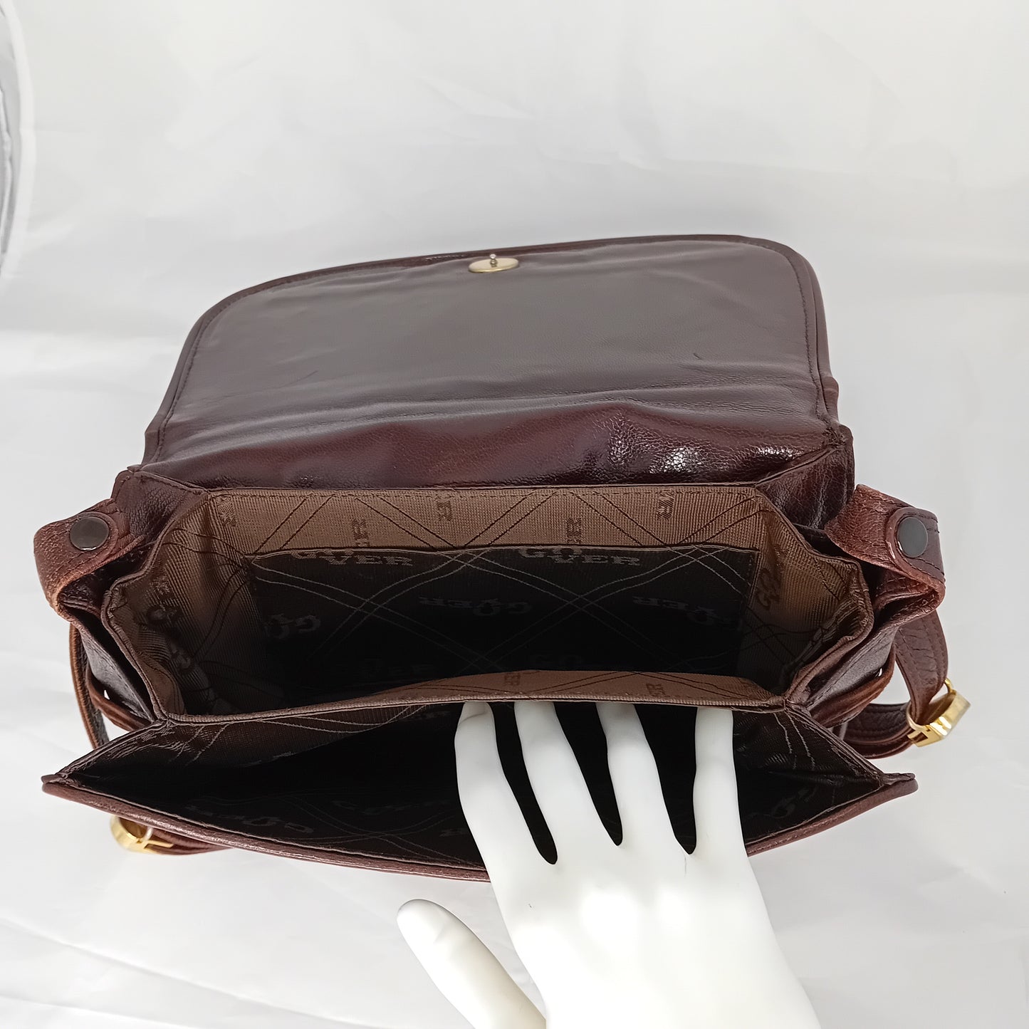 Borsa in pelle vintage G Over