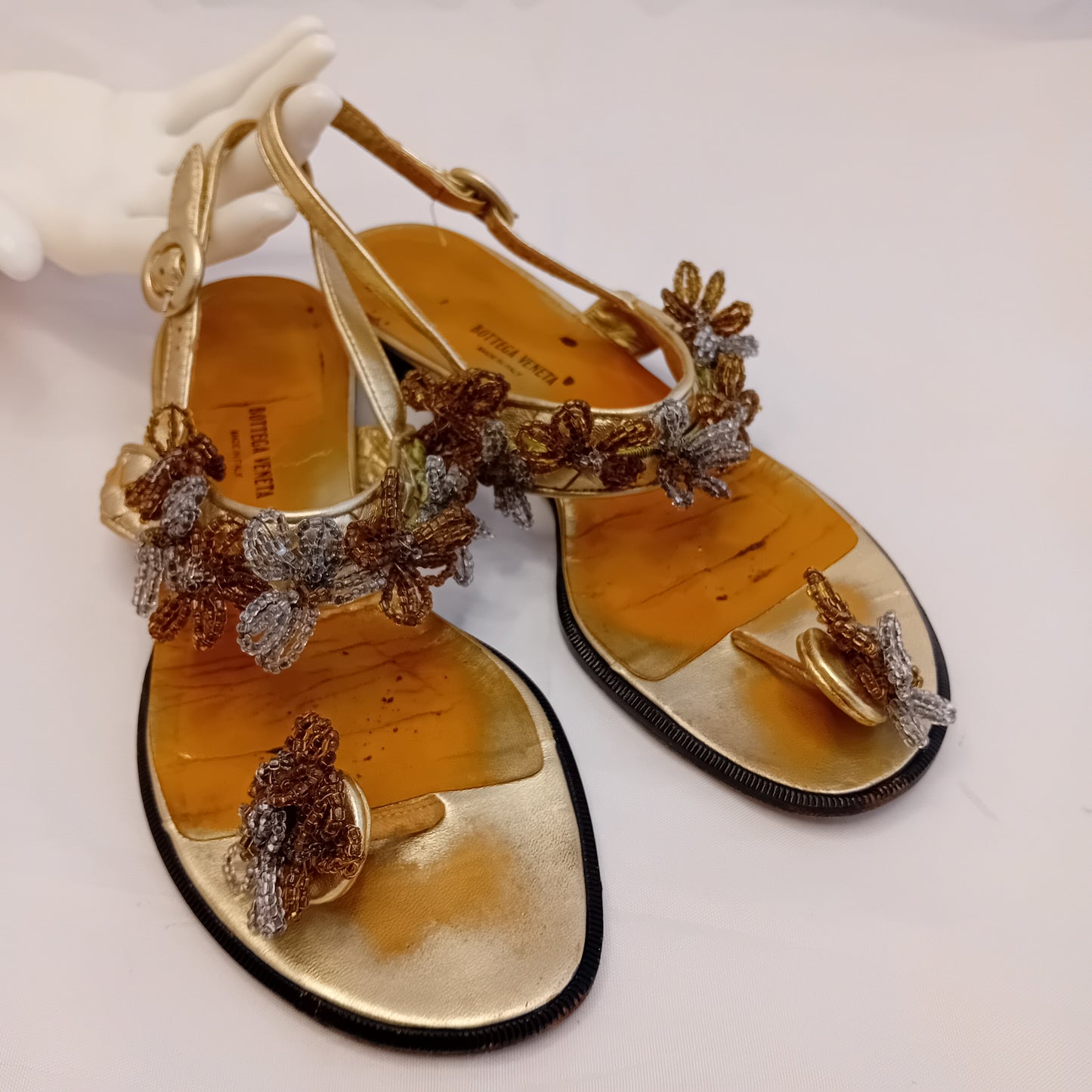 Bottega Veneta sandalo gioiello vintage