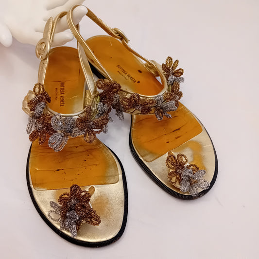 Bottega Veneta sandalo gioiello vintage