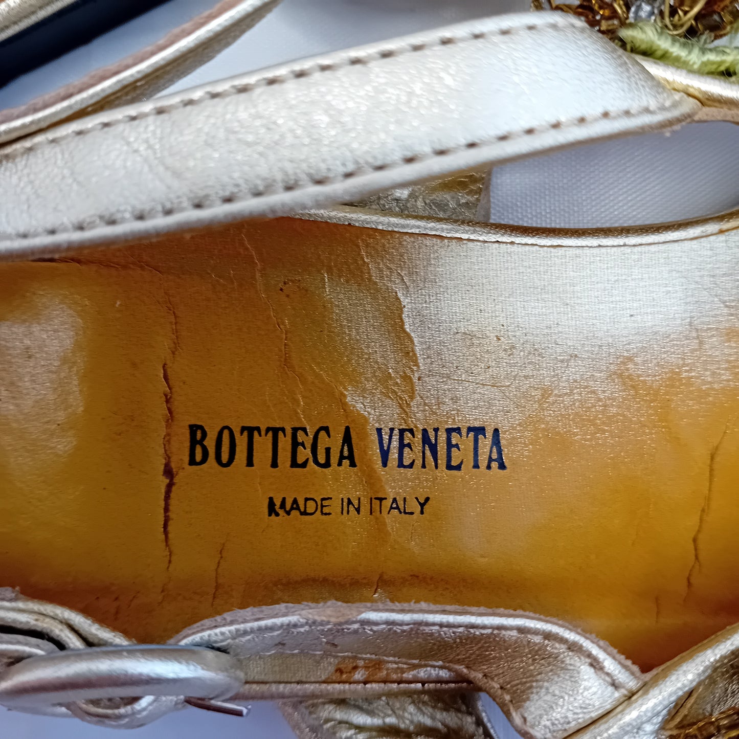 Bottega Veneta sandalo gioiello vintage