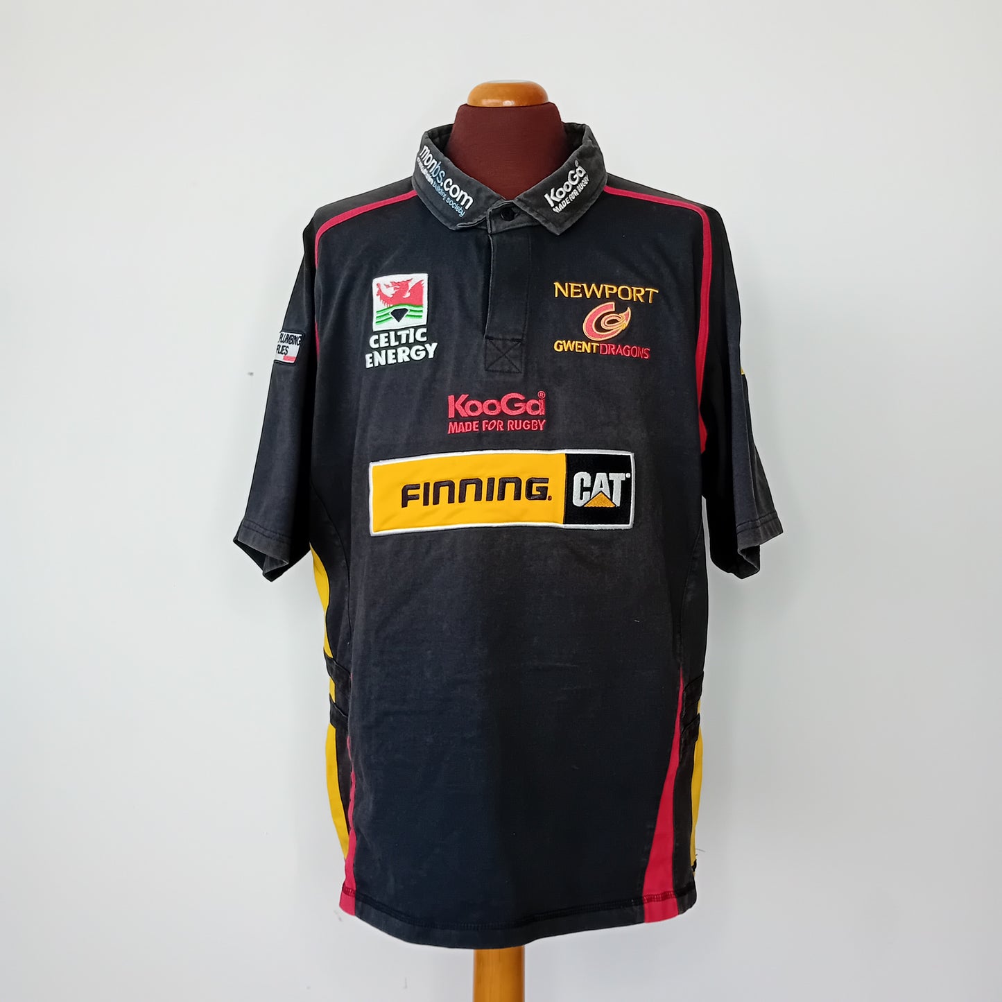 Maglia rugby vintage Newport Gwent Dragons