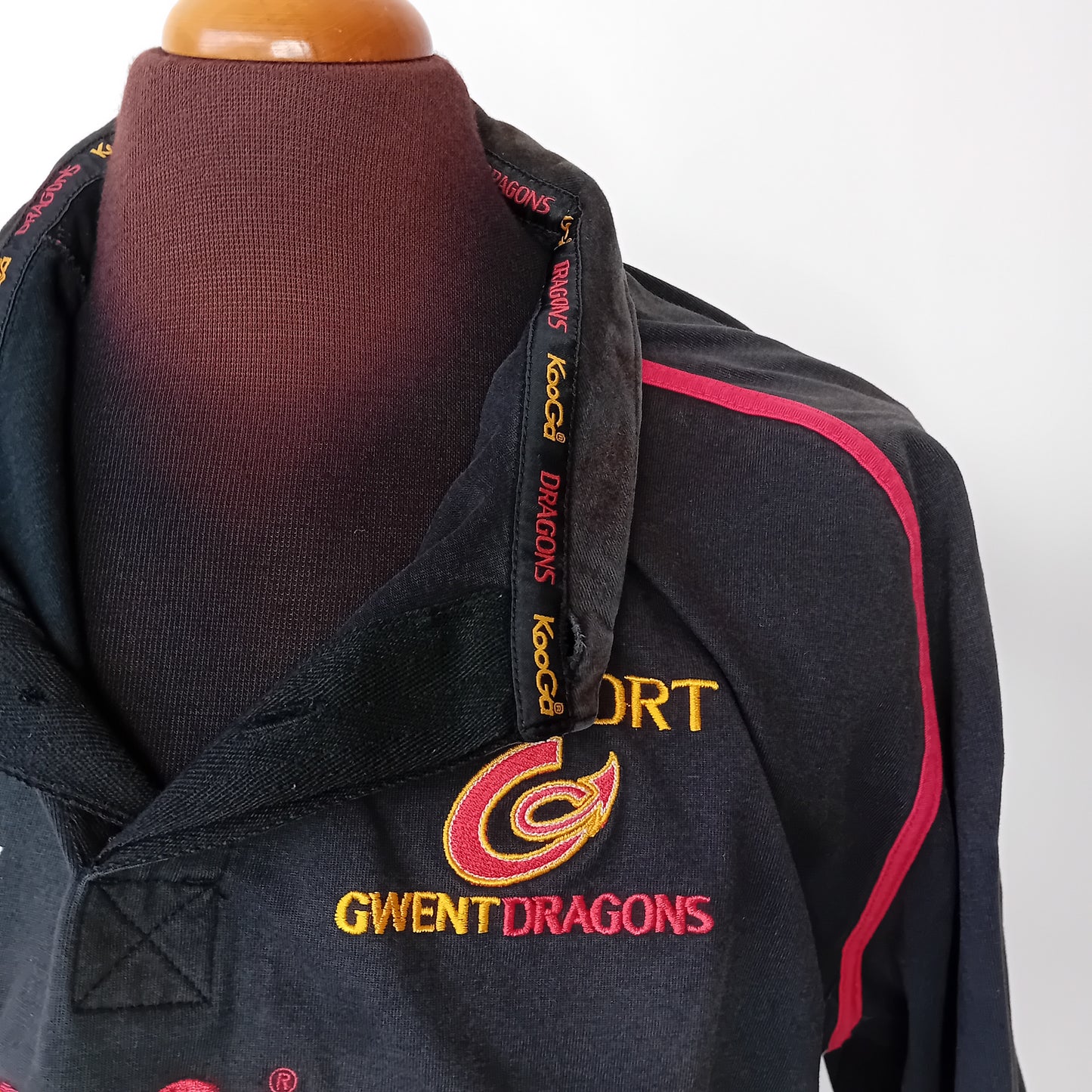 Maglia rugby vintage Newport Gwent Dragons