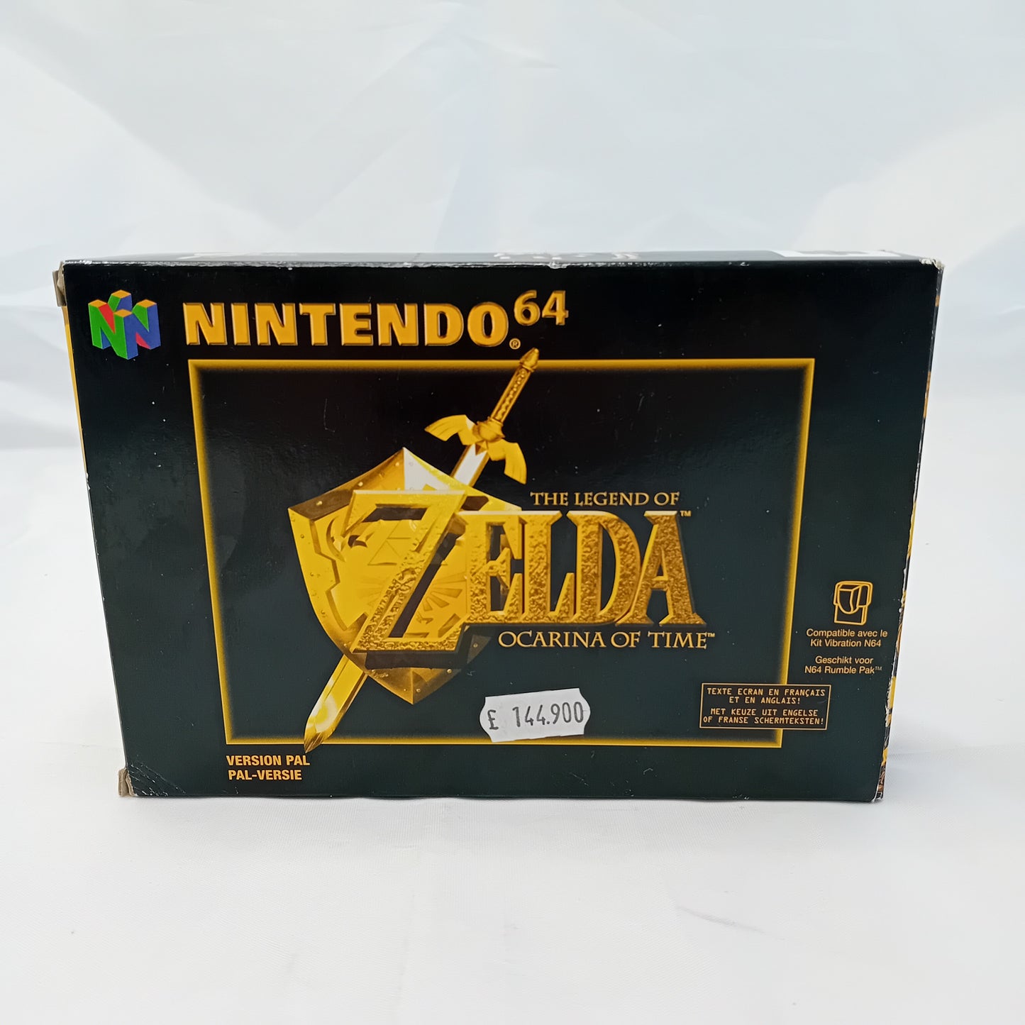 Videogioco The Legend of Zelda Ocarina of Time Nintendo 64 versione PAL 1.1 con scatola + manuale