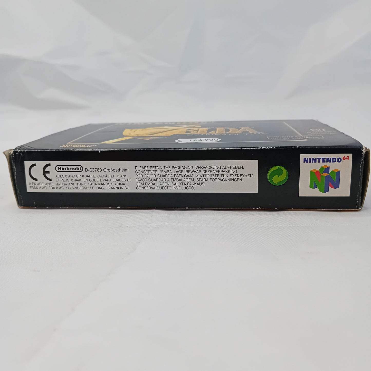 Videogioco The Legend of Zelda Ocarina of Time Nintendo 64 versione PAL 1.1 con scatola + manuale