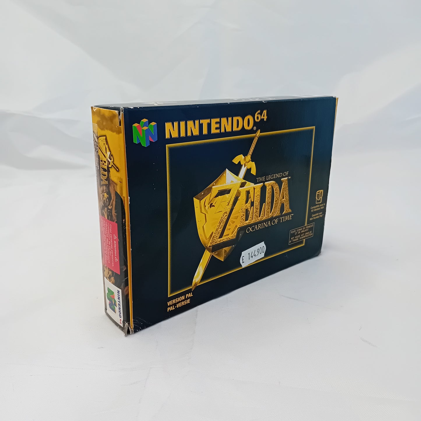 Videogioco The Legend of Zelda Ocarina of Time Nintendo 64 versione PAL 1.1 con scatola + manuale