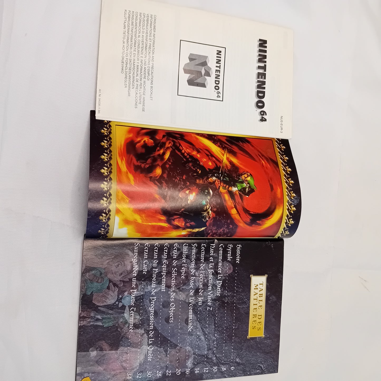 Videogioco The Legend of Zelda Ocarina of Time Nintendo 64 versione PAL 1.1 con scatola + manuale
