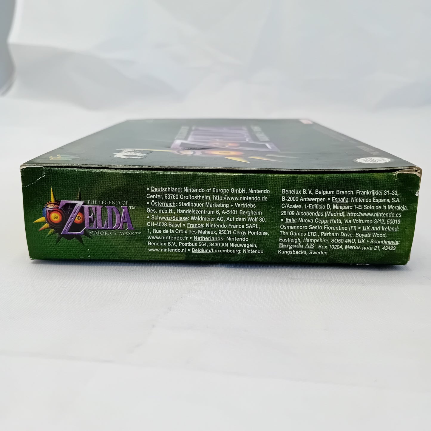 Videogioco Nintendo 64 Zelda Majora's Mask PAL con scatola + manuale