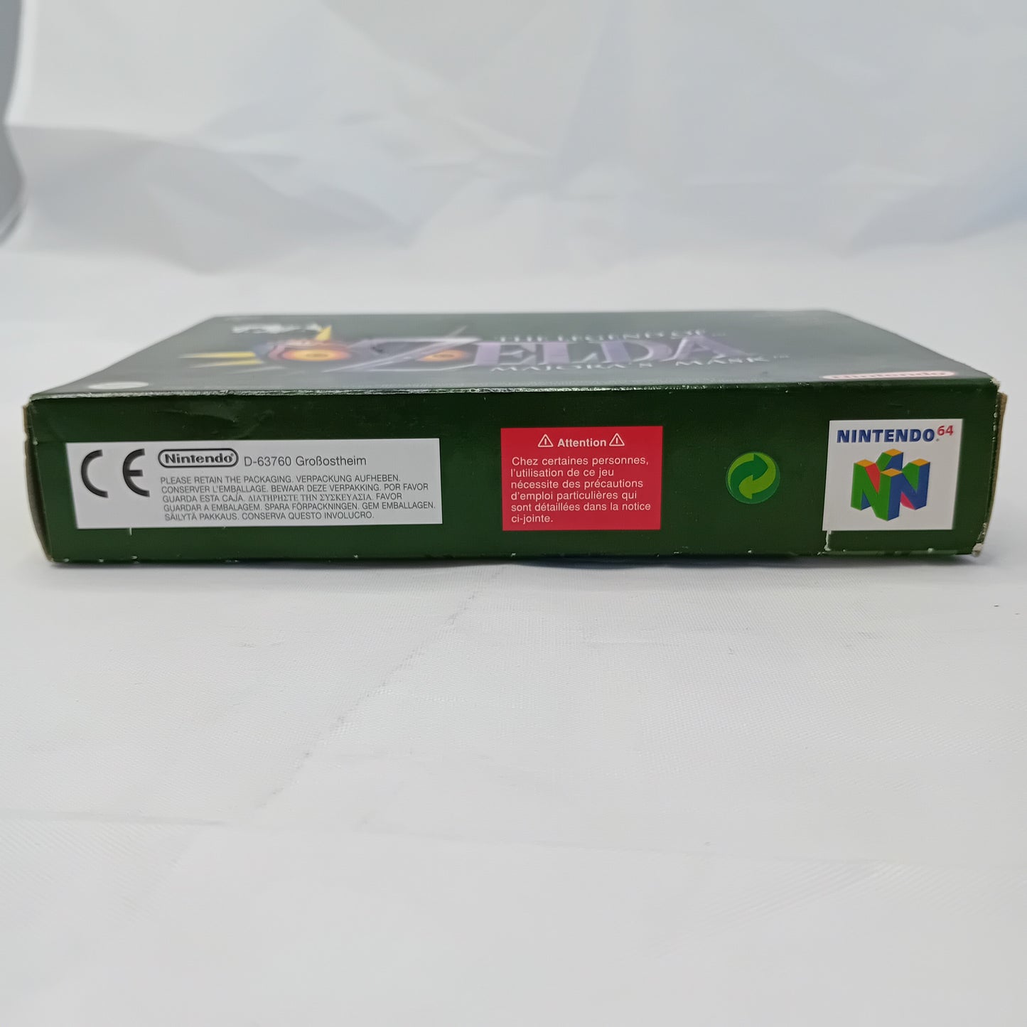 Videogioco Nintendo 64 Zelda Majora's Mask PAL con scatola + manuale