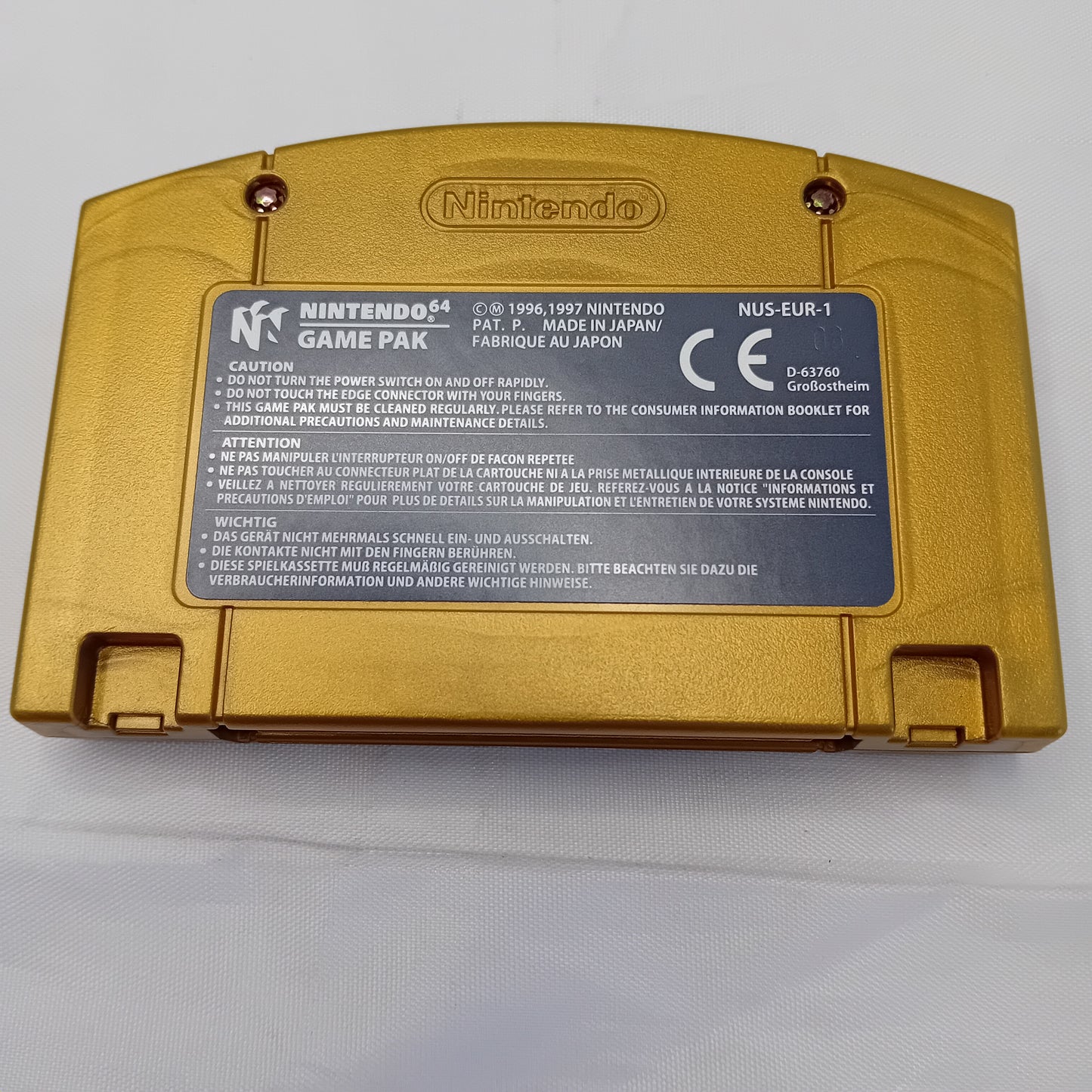Videogioco Nintendo 64 Zelda Majora's Mask PAL con scatola + manuale