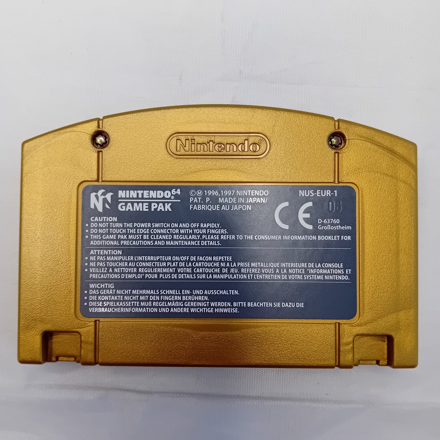 Videogioco Nintendo 64 Zelda Majora's Mask PAL con scatola + manuale