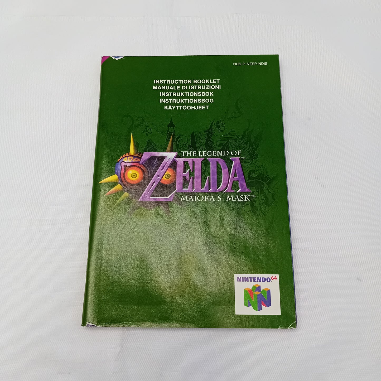 Videogioco Nintendo 64 Zelda Majora's Mask PAL con scatola + manuale