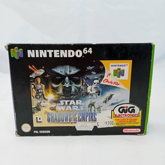 Star Wars Shadows of the Empire N64 PAL con scatola
