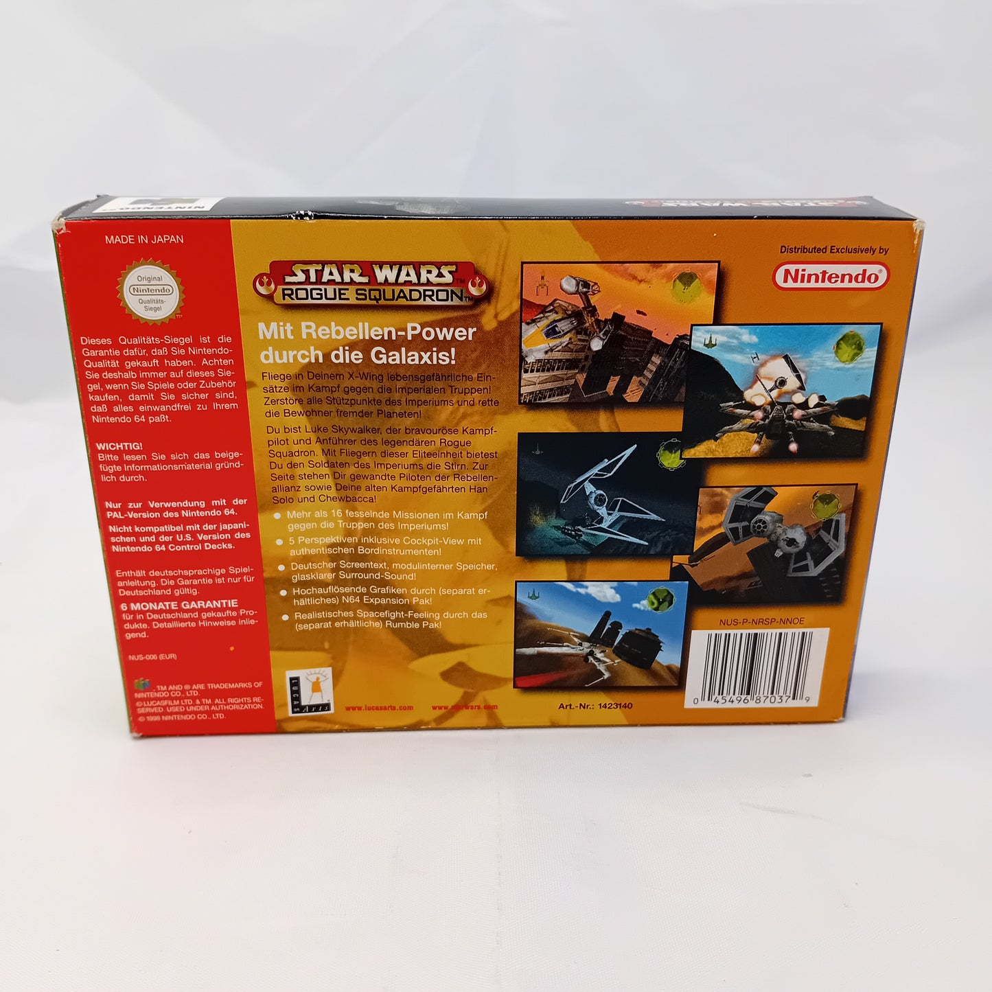 Star Wars Rogue Squadron N64 PAL con scatola