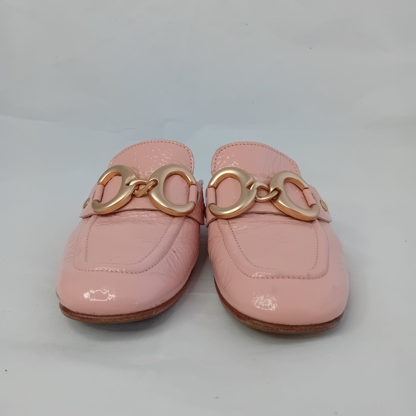Il Laccio pink mules