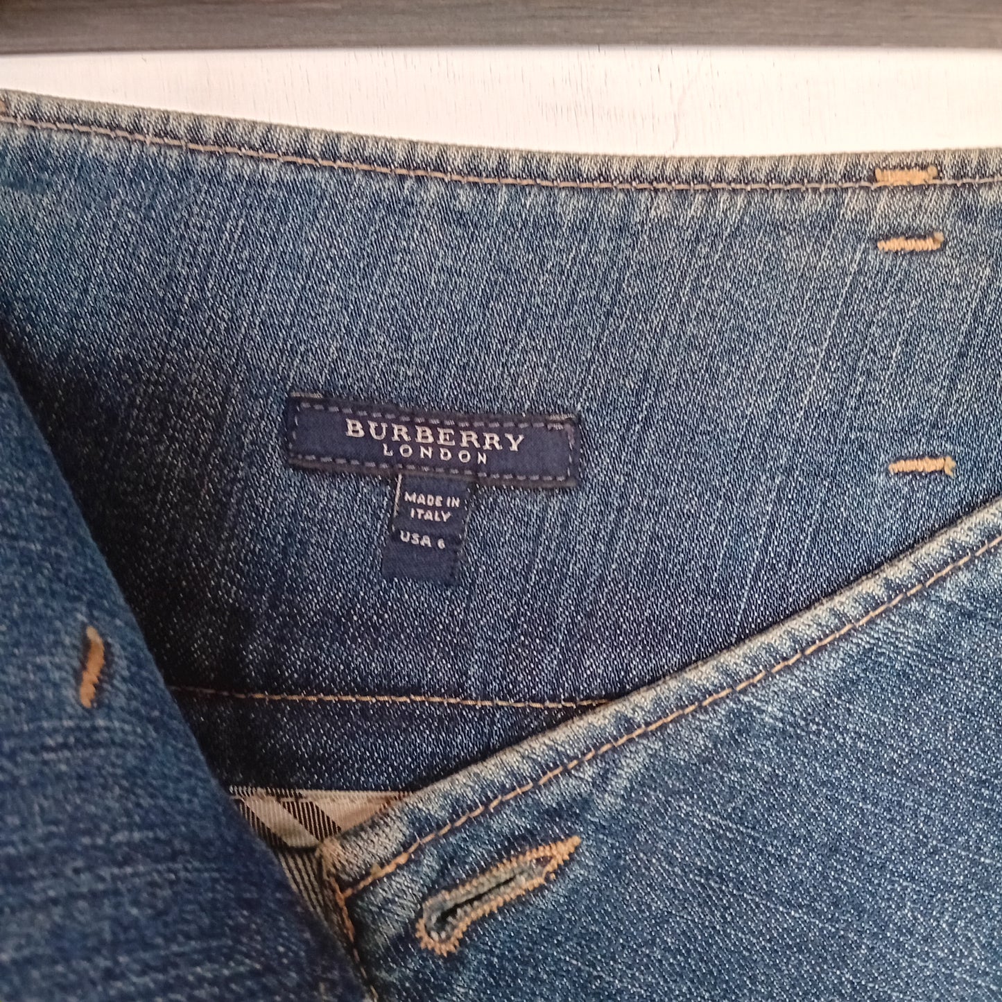Gonna in jeans Burberry